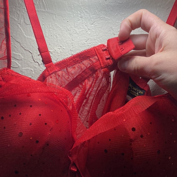 Christmas Cute wearing comes with a thong and adjustable baby doll top push up - Picture 7 of 13